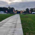 Harvest Festival use of temporary alu road